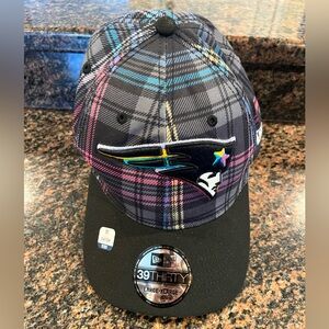 New England Patriots 2024 NFL Crucial Catch Plaid Hat L/XL New Era Cap